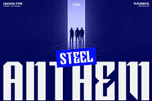 Steel Anthem - Bold Display Font