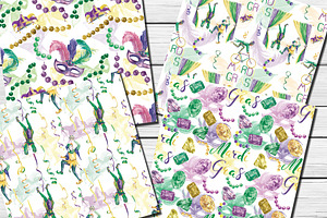 Mardi Gras Carnival Patterns