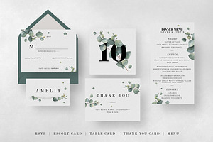 Eucalyptus Foliage Wedding Suite