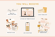 Squarespace Template Sunshine Vibes, a Squarespace Template by Design Pixie (Thumbnail 4 of 8)