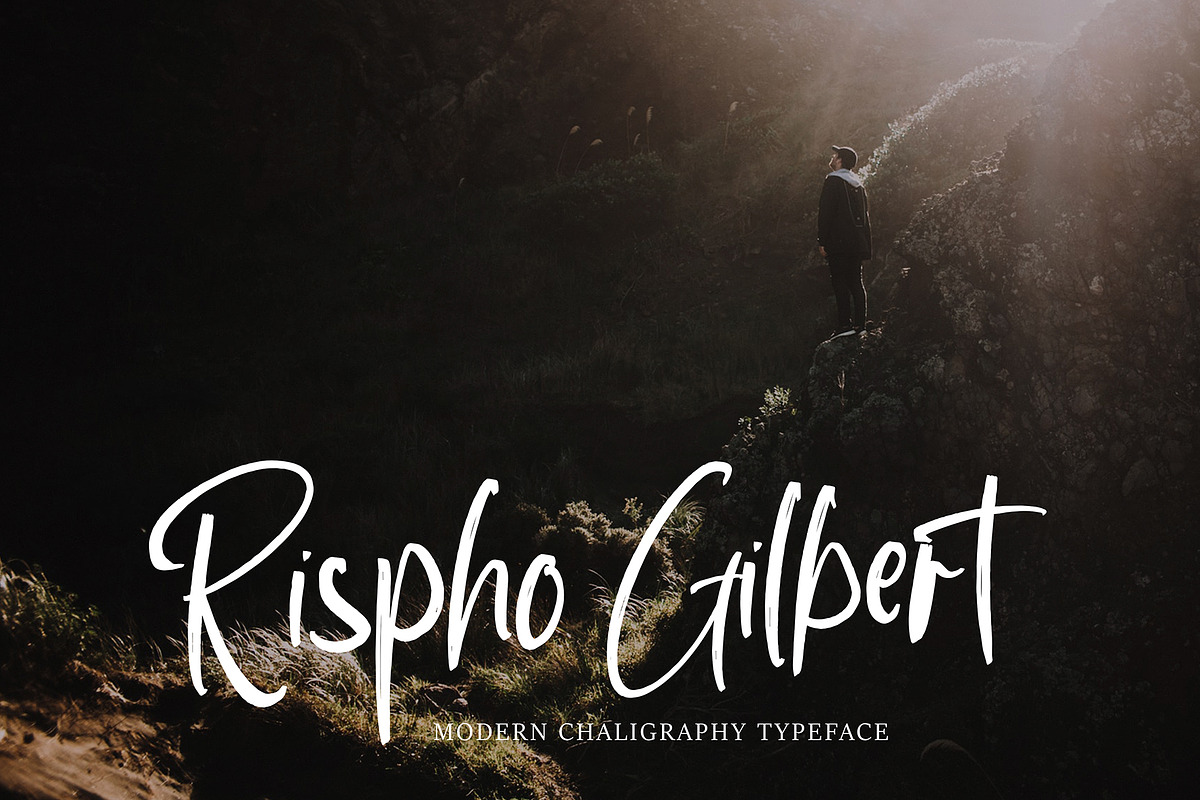 Hirline Ghost, a Script Font by pineungtype (Photo 6 of 9)