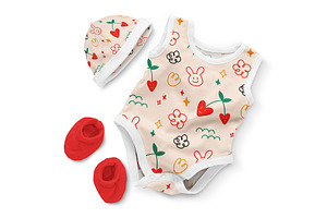 Baby Romper Mockup