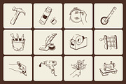 Animated Crafting and DIY Doodle, an Outline Icon by Vectors Market (Thumbnail 3 of 5)