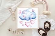 Watercolor Coquette Nurse Clipart, an Illustration by CraftArtStudio (Thumbnail 6 of 6)