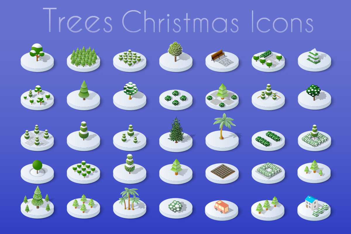 Christmas set icon, an Outline Icon by AlexZeL (Photo 1 of 7)