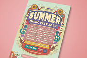 Modern Geometrics Summer Music Fest, a Flyer Template by megarez (Thumbnail 3 of 3)