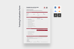 Training Evaluation Form Template