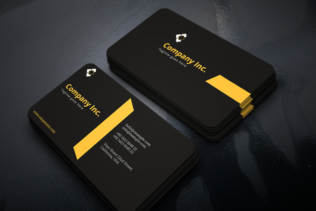 Business Card, a Business Card Template by Sujun Baidyaa (Photo 1 of 4)