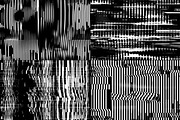 20 Seamless Broken B/W TV Patterns, a Pattern Graphic by Nordic Design (Thumbnail 7 of 9)