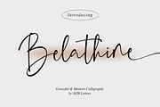 Belathine - Modern Script Font, a Script Font by MJB Letters (Thumbnail 1 of 10)