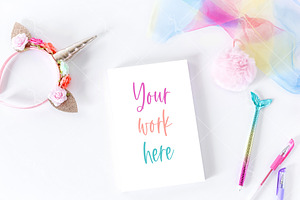Kids Book Mockup, a Print Template by SunnyTangerine Stock