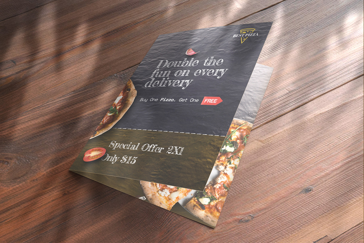 Bifold Brochure Mockup set, a Print Template by ItemBridge (Photo 1 of 8)