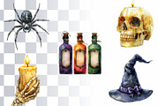 16 Halloween Watercolor Illustration, a Seasonal Illustration by Loony Dream Designs (Thumbnail 4 of 5)