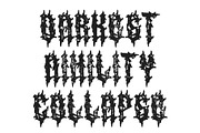 CS Minotaur Stamp, a Blackletter Font by Craft Supply Co. (Thumbnail 2 of 8)