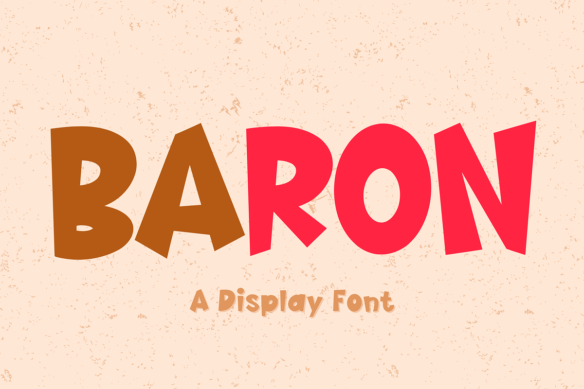 Baron is a display font, a Handwritten Font by Brown Cupple (Photo 1 of 5)