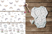 MOTHS and BIRDCAGE watercolor set, an Illustration by Natali Smolova (Thumbnail 3 of 7)