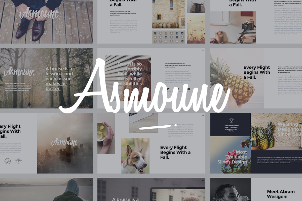Asmoune - Keynote Template, a Presentation Template by Slidehack (Photo 1 of 5)