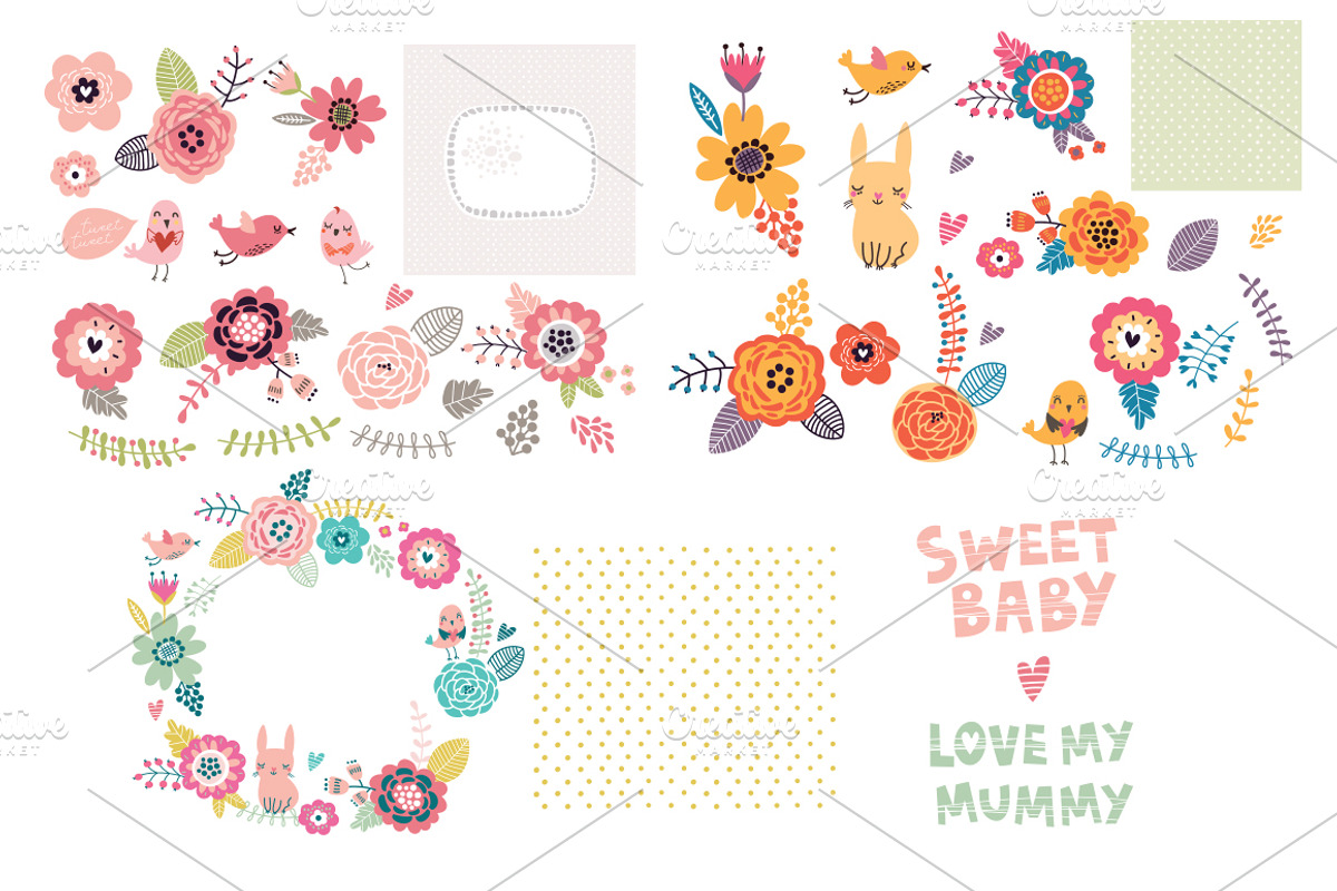 Sweet set for children, an Illustration by Anna Guz's Store (Photo 2 of 5)