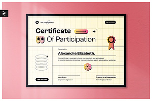 Modern Gradient Certificate, a Stationery Template by Neermana
