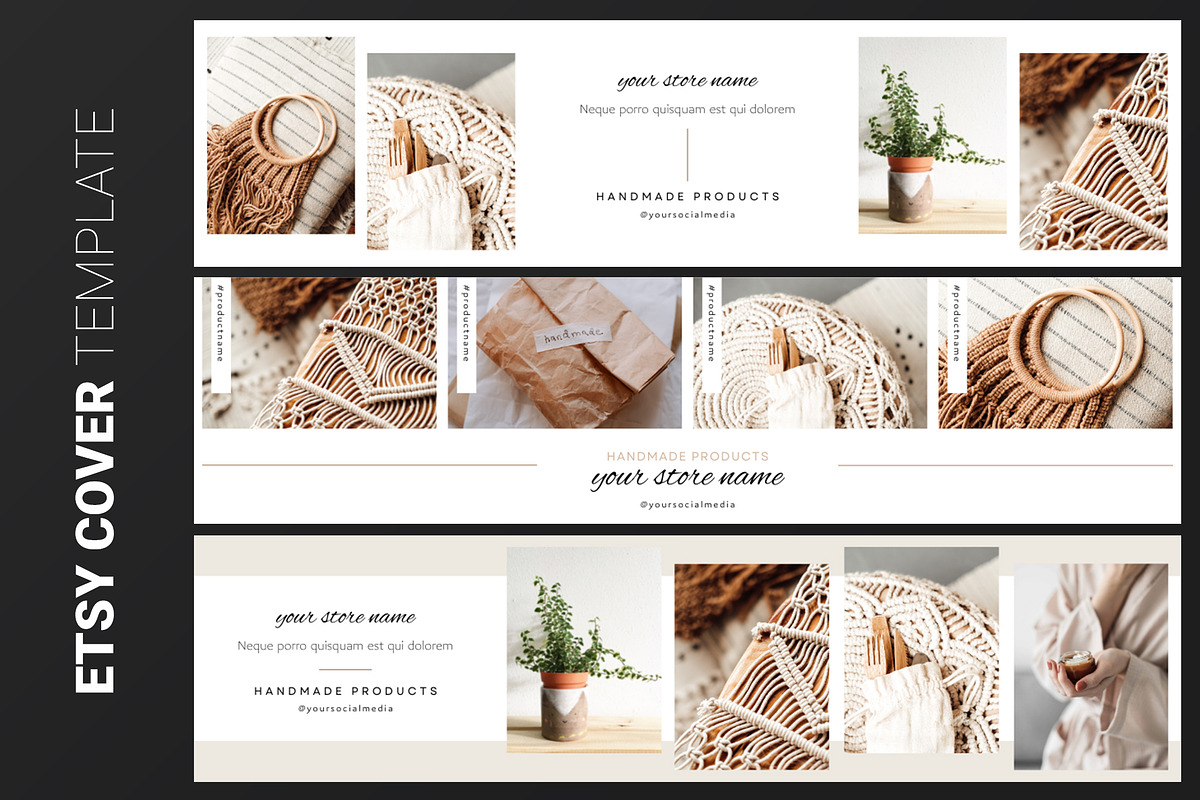 Canva ETSY Banner Template, a Templates & Theme by illycreative (Photo 5 of 9)