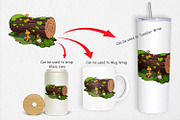 Fallen Log Clipart, a Graphic by Artnoy (Thumbnail 4 of 5)
