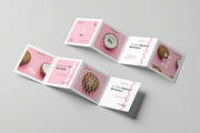 Four Fold Square Brochure Mock-up, an Advertising Mockup by zippypixelstudio (Thumbnail 9 of 13)
