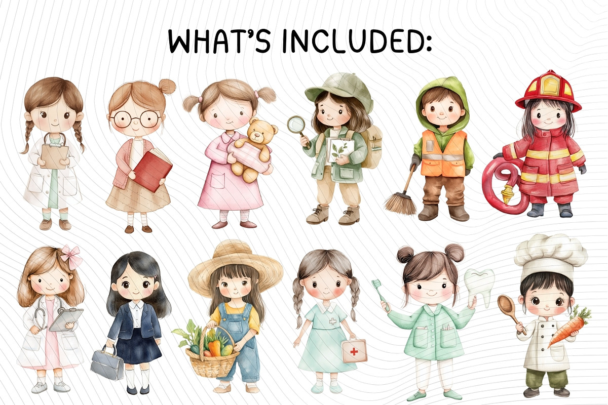 My Dream Jobs Clipart Set, a Person Illustration by PassionPNGcreation (Photo 12 of 12)