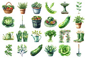 Green Garden Clipart, an Illustration by Daily.Designs (Thumbnail 2 of 3)