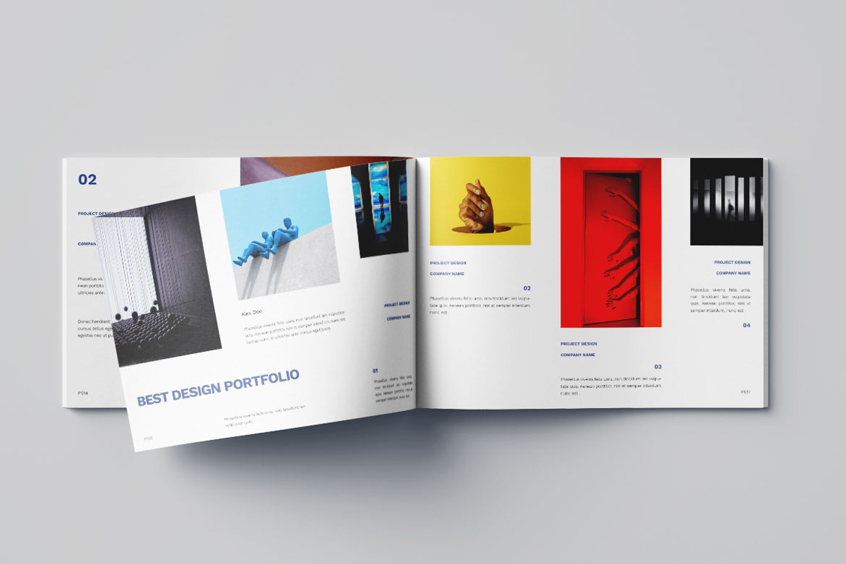 Graphic Design Portfolio Vol.19, a Brochure Template by Bewalrus Studio (Photo 4 of 11)