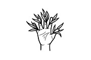 Hand Plant Growth Bundle, an Illustration by yasushie (Thumbnail 9 of 31)