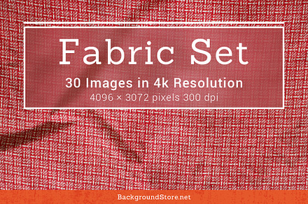 Fabric Textures Backgrounds Set