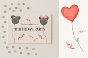 Colorful Watercolor Balloons Decor, a Decorative Illustration by ArtGiftsStudio (Thumbnail 5 of 5)