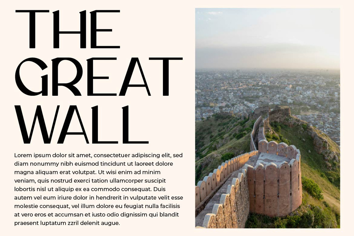 Vengance Luxury Sans Serif, a Sans Serif Font by Artiveko (Photo 4 of 6)