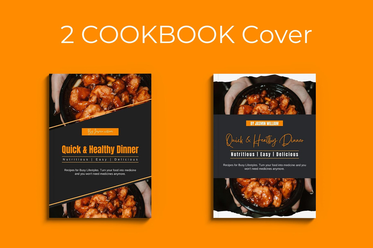 Canva Recipe Cookbook ebook Template, a Magazine Template by TheBrightGrap (Photo 2 of 10)