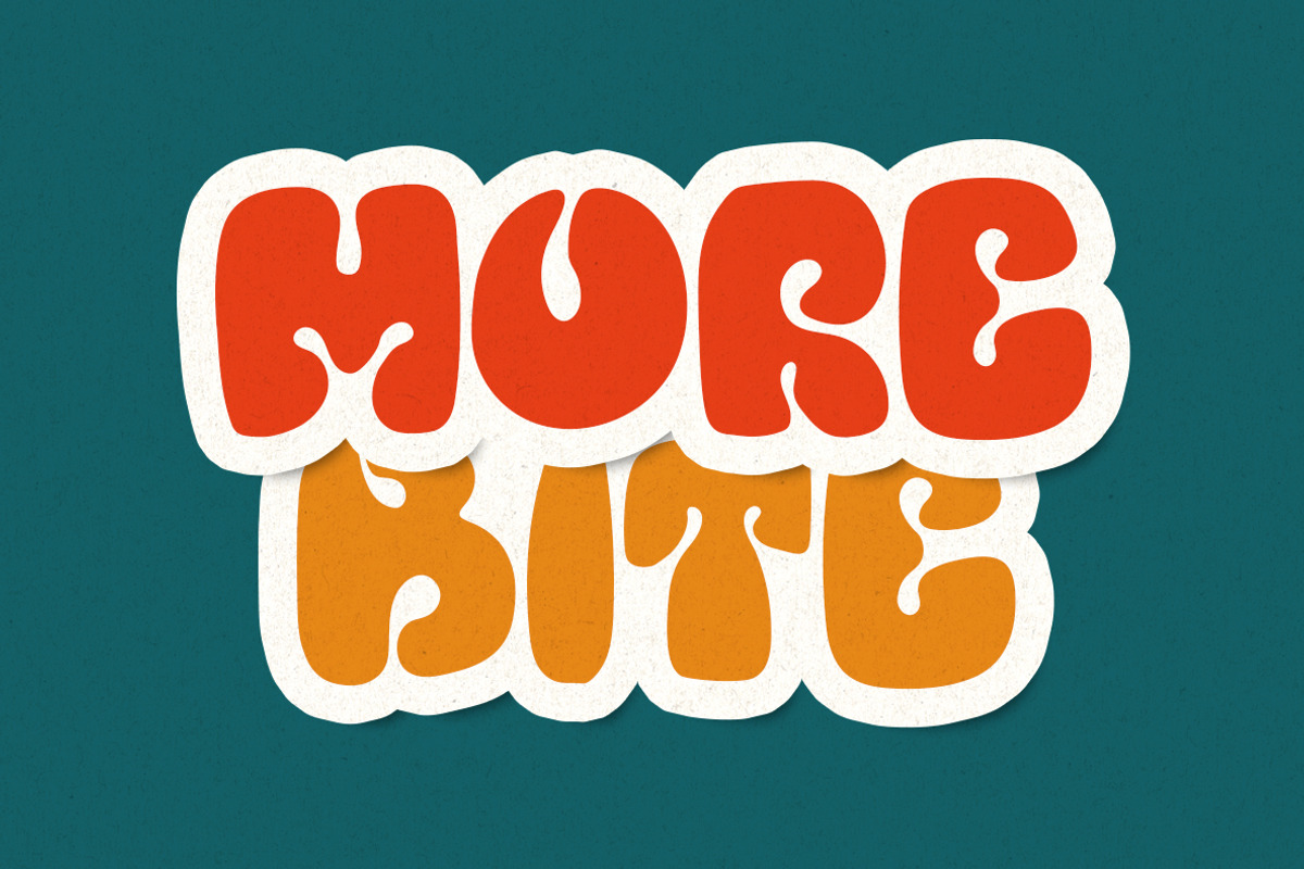 Honger Typeface - BOLD, a Font by giemons™ (Photo 6 of 9)