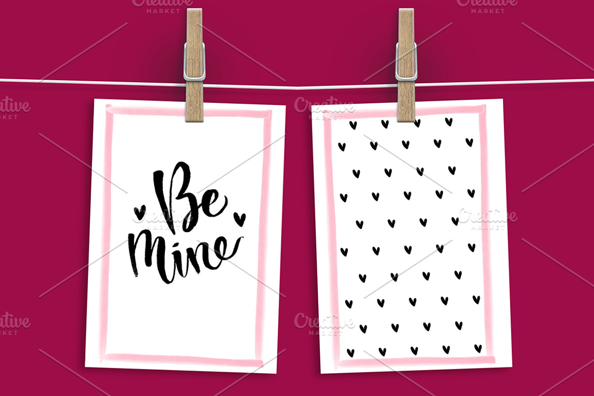 Valentine's Day Printable Cards, a Card Template by Brianna Perdue (Photo 3 of 4)