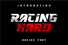 RACING HARD - Racing Font