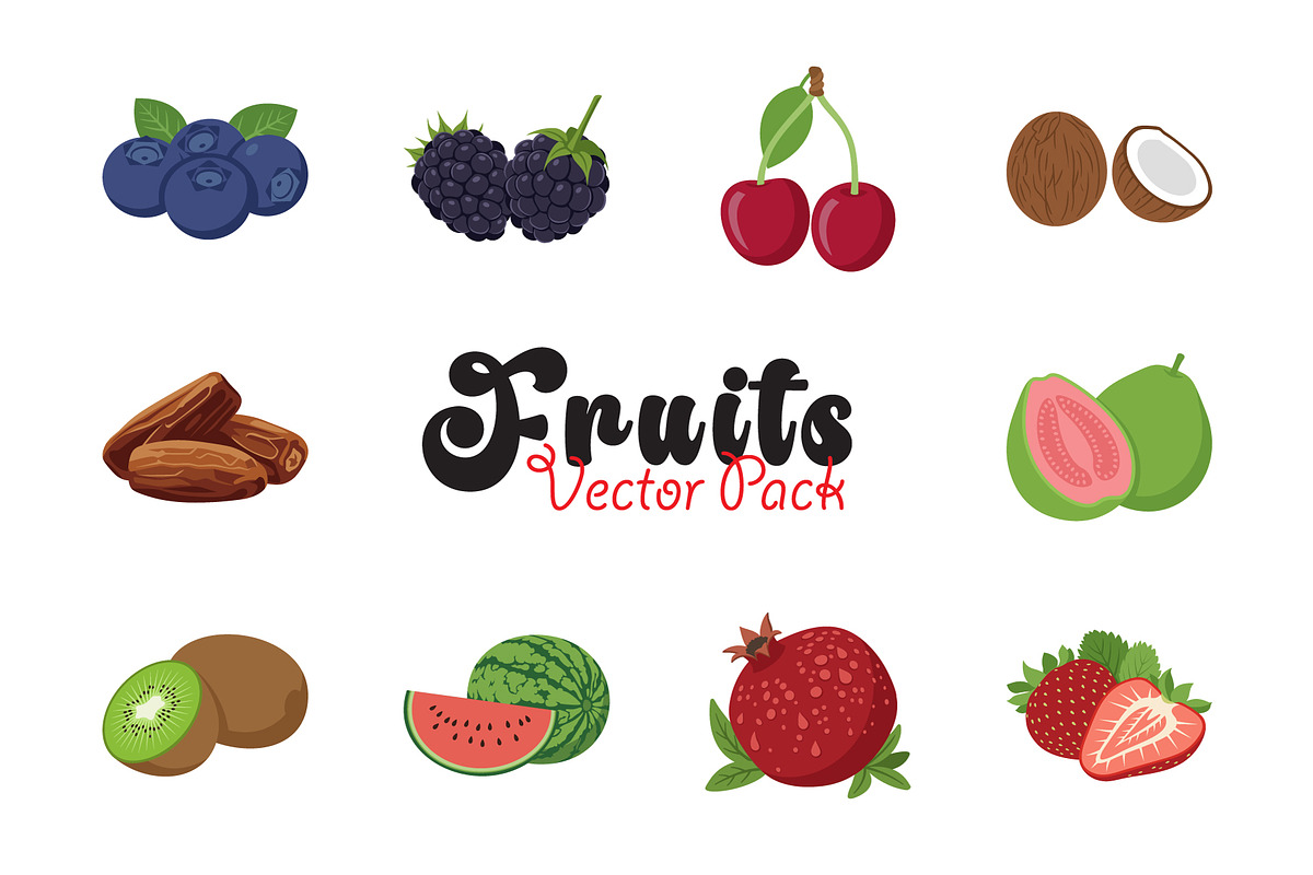 Fruits Icons Pack, a Duotone Icon by vectorstank (Photo 1 of 3)
