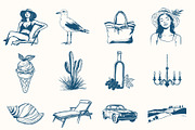 La Dolce Vita Summer Illustrations, an Object Illustration by NatalieArtShop (Thumbnail 13 of 17)
