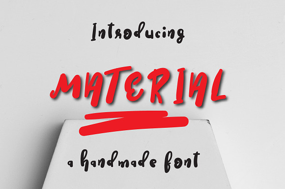 Material Typeface preview 3