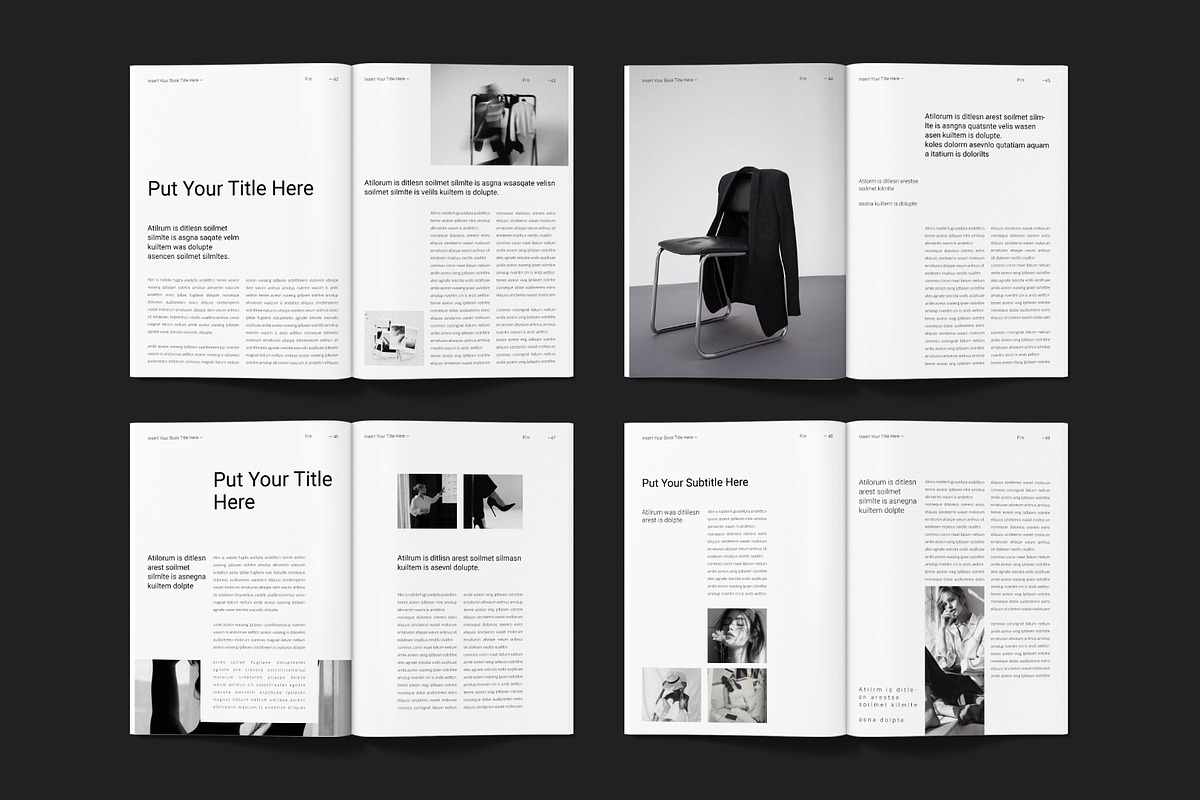 Book Title Layout Design Template, a Brochure Template by ElvinPrint (Photo 13 of 26)