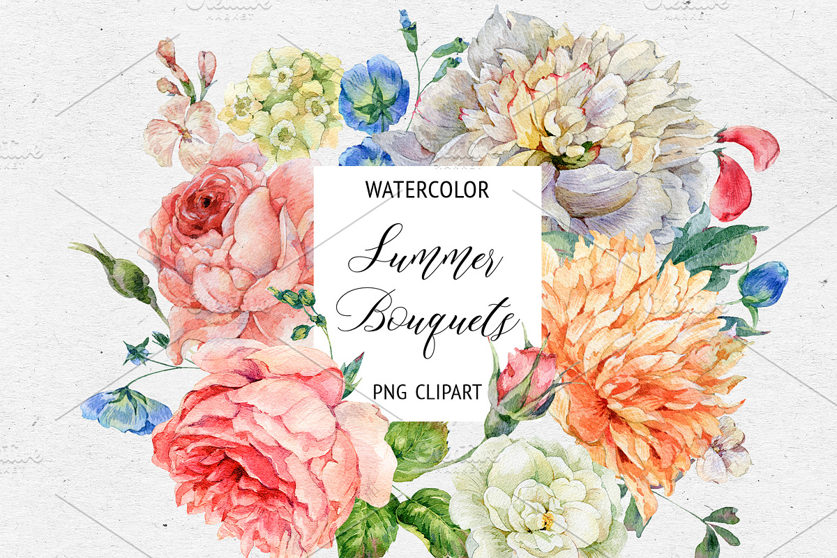 Drops of summer flowers., an Illustration by Depiano (Photo 1 of 10)