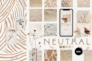 Neutral Abstract Background Cut Outs