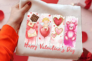 Happy Valentine's Day Brushstrok PNG, an Illustration by OK Design (Thumbnail 2 of 4)