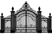 Decorative Iron Gate Bundle, a Decorative Illustration by Designer_Momina (Thumbnail 6 of 26)