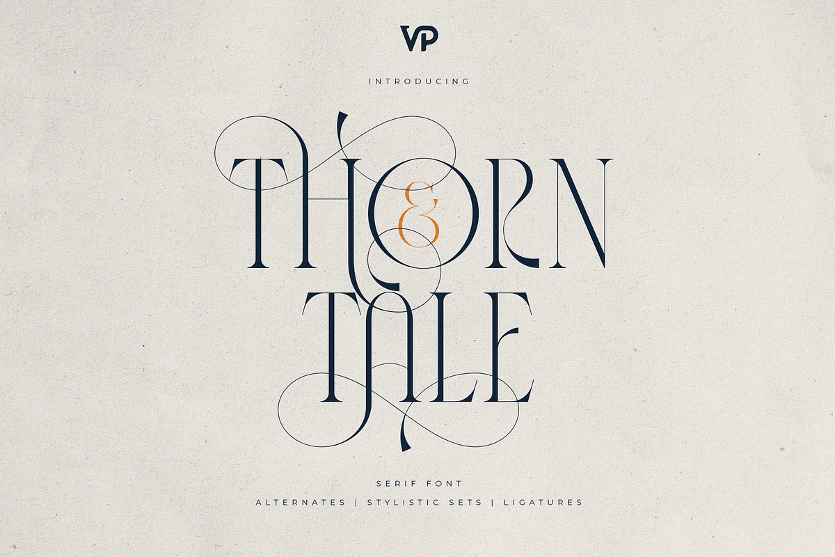 Thorn & Tale – A Refined Serif Font, a Serif Font by VP Fonts (Photo 1 of 30)
