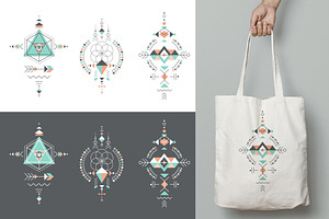 Sacred Geometry Aztec Shapes