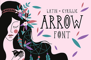 Arrow font
