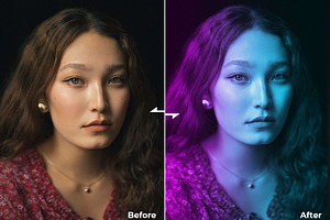 Dual Lighting - Photoshop Action