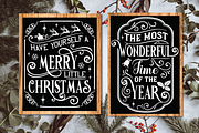 Farmhouse Christmas Signs Bundle, a Seasonal Illustration by Anastasia Feya (Thumbnail 3 of 7)